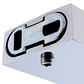 Jabonera Vidrio Zinc Cromado Edith - Miniatura 2