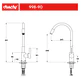 Monomando Cocina Flexible Negro Basic - Miniatura 4