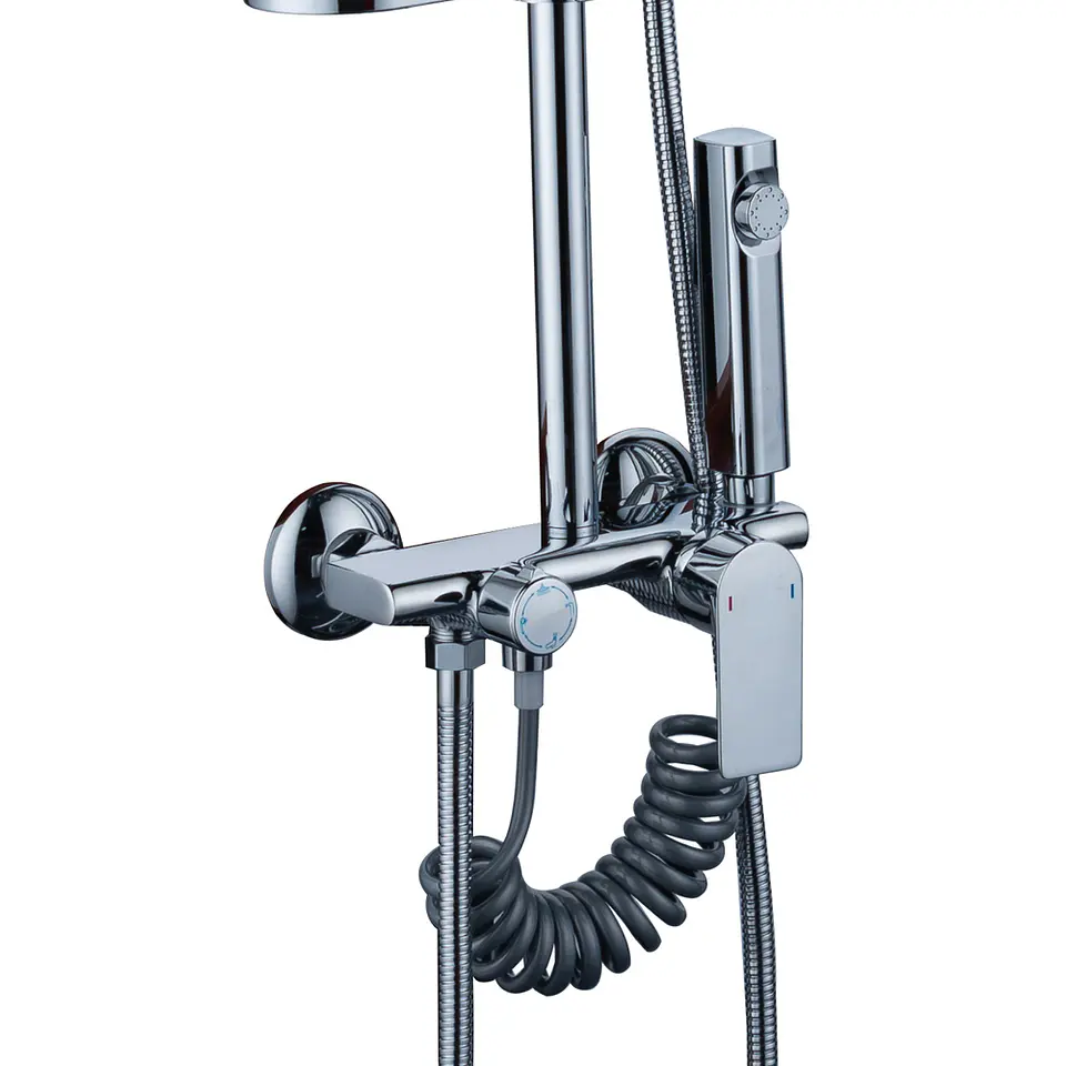 Combo columna Compass + grifería baño compass 3