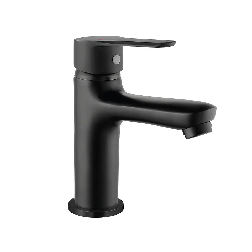 Combo columna Sun + grifería ducha y baño gunnar matte black 3