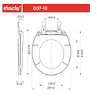Asiento WC Redondo EKO 6