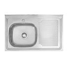 Lavaplato Sobreponer Monomando 800X500 Derecho con rebalse 1