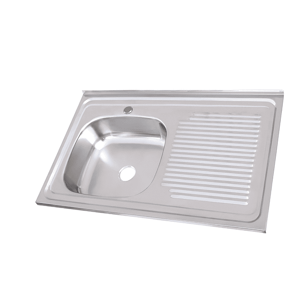 Lavaplato Sobreponer Monomando 800X500 Derecho con rebalse 2