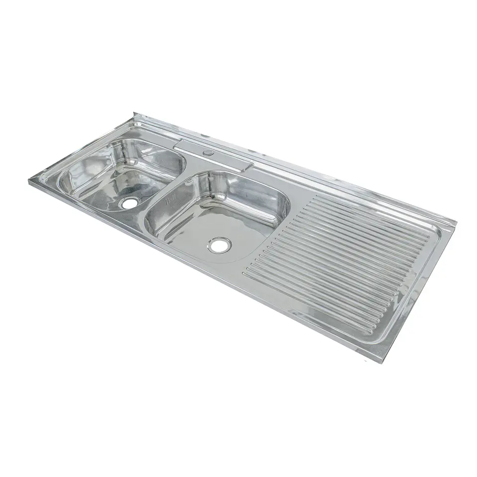 Lavaplato Sobreponer Monomando 1200X500 Derecho con rebalse 2