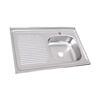 Lavaplato Sobreponer Monomando 800X500 Izquierdo con rebalse 2