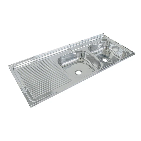 Lavaplato Sobreponer Monomando 1200X500 Izquierdo con rebalse