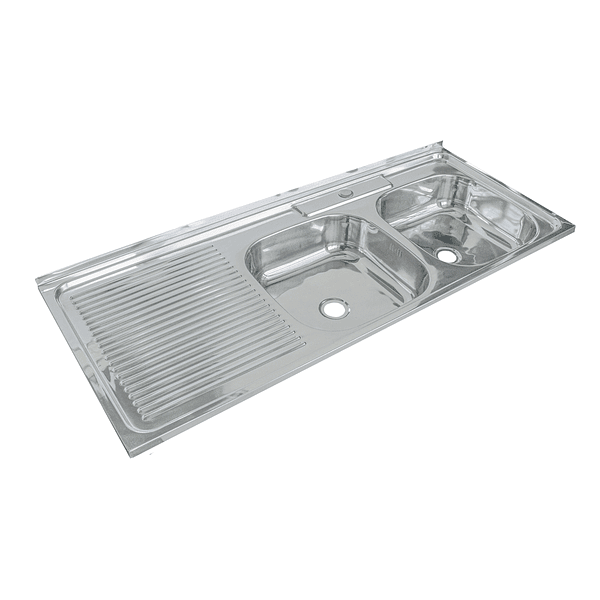 Lavaplato Sobreponer Monomando 1200X500 Izquierdo con rebalse 2