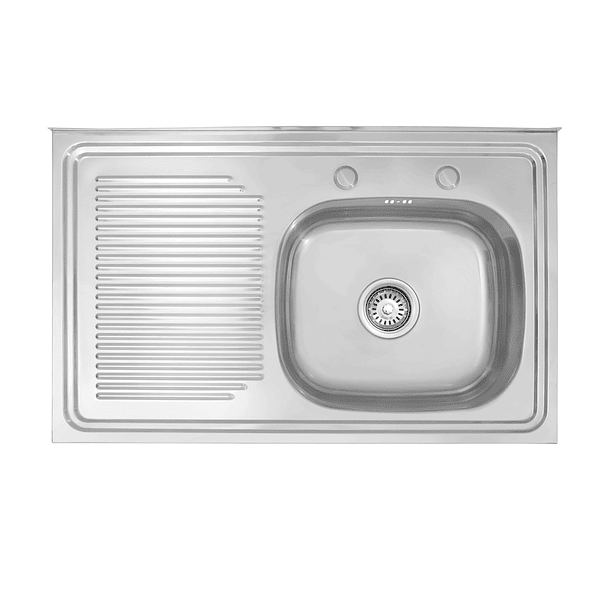 Lavaplato Sobreponer Combinacion 800X500 Izquierdo con rebalse 1