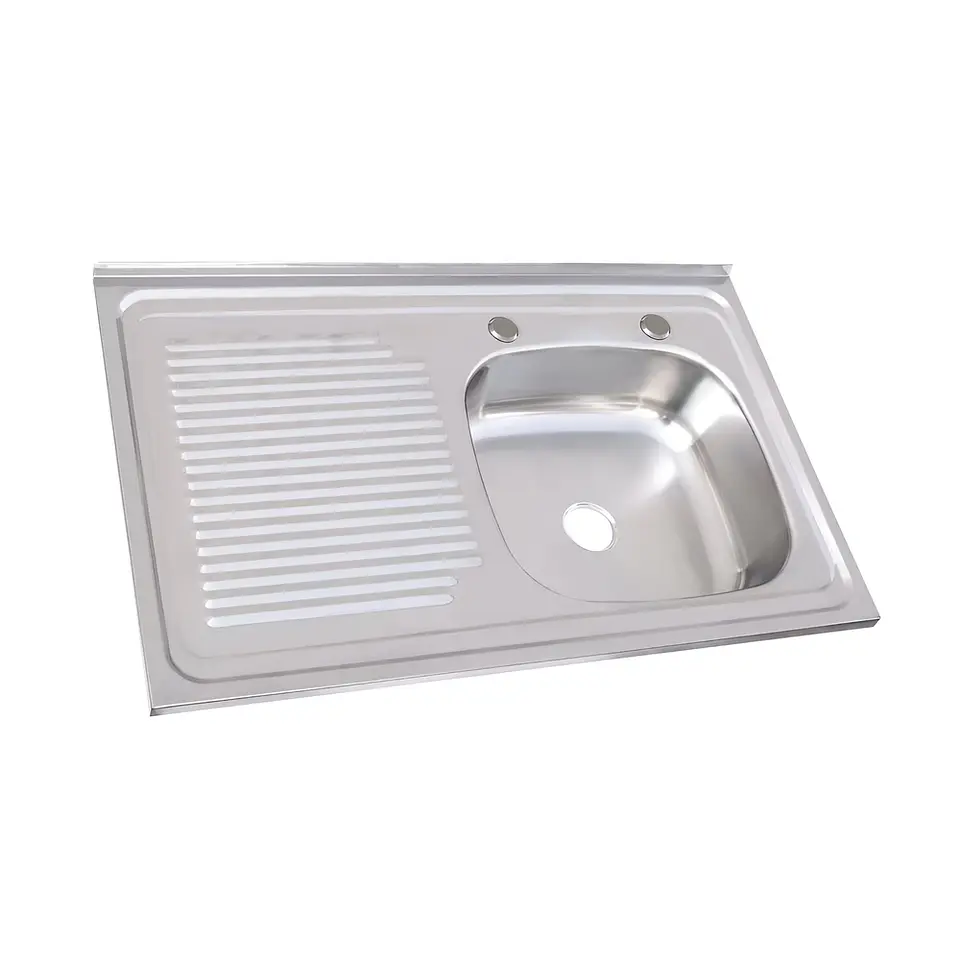 Lavaplato Sobreponer Combinacion 800X500 Izquierdo con rebalse 2