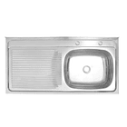 Lavaplato Sobreponer Combincion 1000X500 Izquierdo con rebalse 1