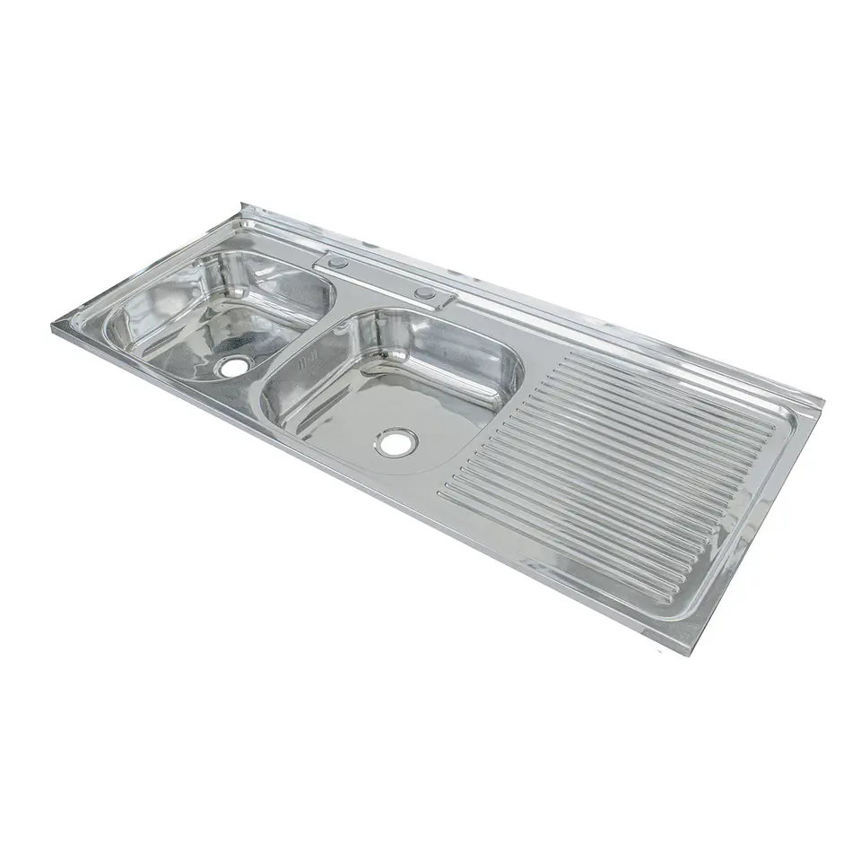 Lavaplato Sobreponer Combinacion 1200X500 Derecho con rebalse 2