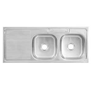 Lavaplato Sobreponer Combinacion 1200X500 Izquierdo con rebalse