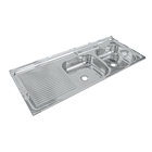 Lavaplato Sobreponer Combinacion 1200X500 Izquierdo con rebalse 2