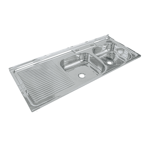 Lavaplato Sobreponer Combinacion 1200X500 Izquierdo con rebalse