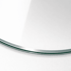 Espejo ovalado 45x60 cm con bisel para Baño 