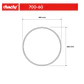 Espejo redondo 80 cm con bisel para Baño  - Miniatura 6