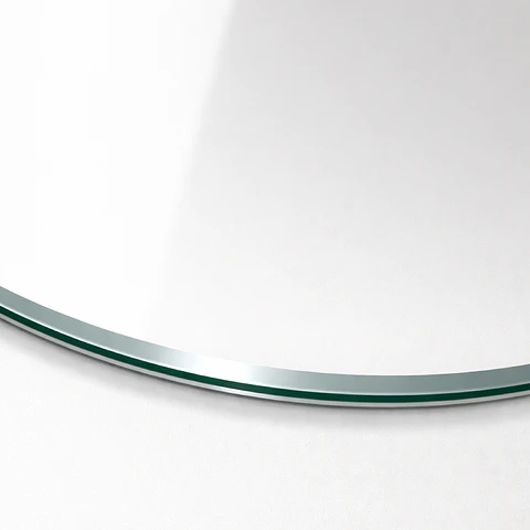 Espejo redondo 80 cm con bisel para Baño 