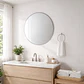 Espejo redondo 80 cm con bisel para Baño  - Miniatura 4