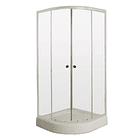 Cabina de Ducha shower Base Curva 80x80 cm 4