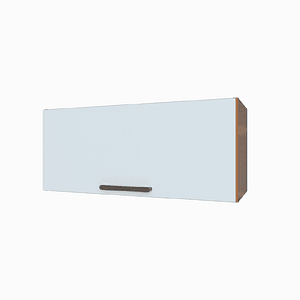 Muble Mural 1 puerta abatible 70x30x31 cm blanco Fika