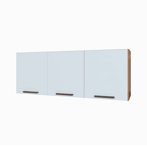 Muble Mural 3 puertas 120x45x31 cm blanco Fika