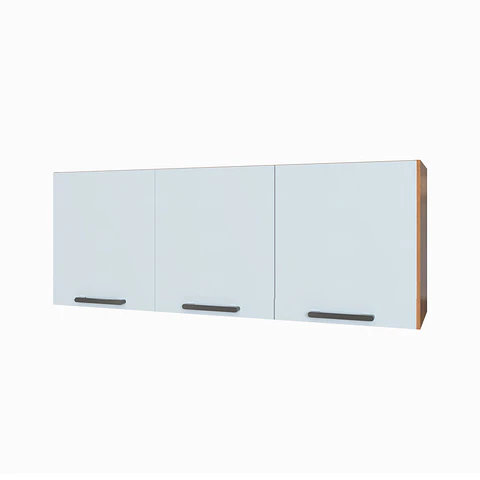 Mueble Mural 3 puertas 120x31x45 cm blanco Fika