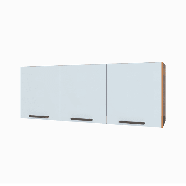 Muble Mural 3 puertas 120x45x31 cm blanco Fika- COPIAR 1