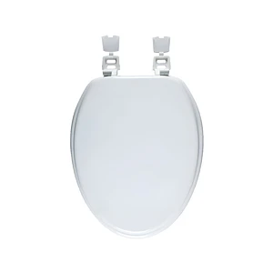 Asiento WC de Madera Elongado con bisagra plástica