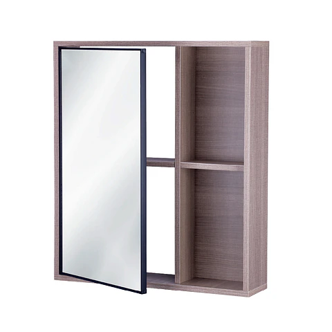 Mueble Botiquín con espejo 63x13x55 cm Fresno BR41
