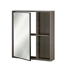 Mueble Botiquín con espejo 63x13x55 cm Gris Oak BR42 2