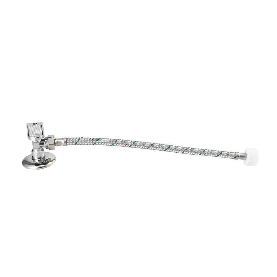 Llave angular con flexible HE HE 1/2