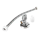 Llave angular con flexible HE HE 1/2