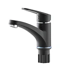 Monomando Lavamanos ABS Eko Plus Matte black 1