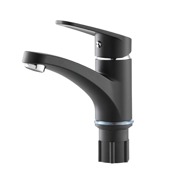 Monomando Lavamanos ABS Eko Plus Matte black 1