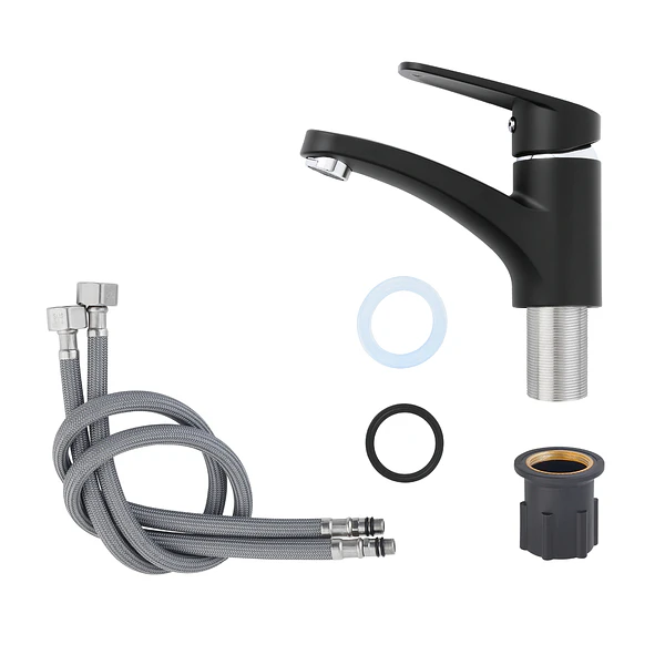 Monomando Lavamanos ABS Eko Plus Matte black 2