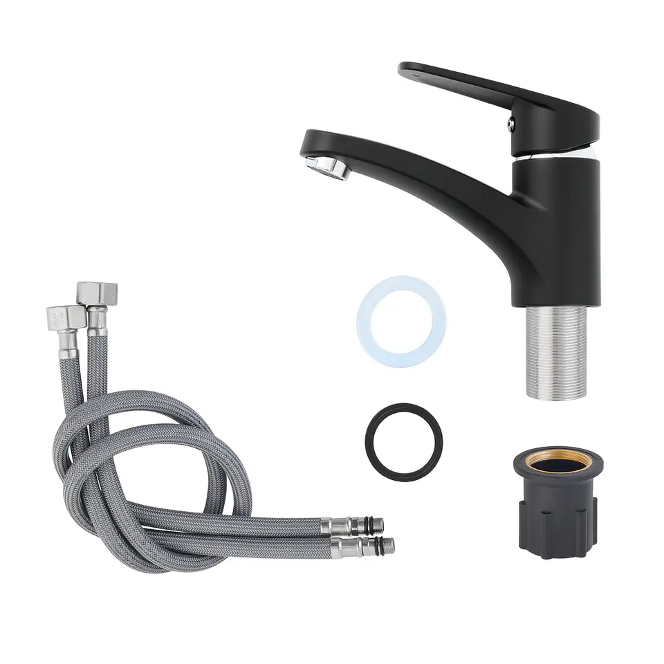 Monomando Lavamanos ABS Eko Plus Matte black 2