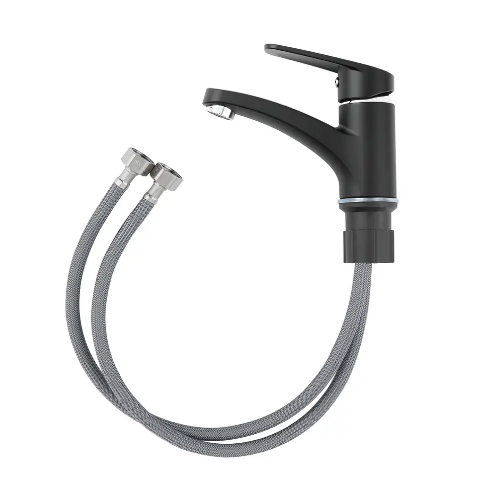 Monomando Lavamanos ABS Eko Plus Matte black 6