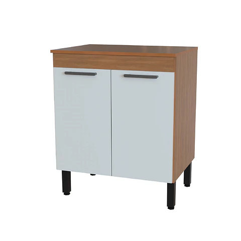 Mueble base 2 puertas 70x52x85.5 cm blanco Fika