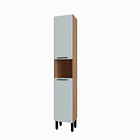 Mueble Torre despensa 2 puertas 35x200x31 cm Blanco Firenze 1