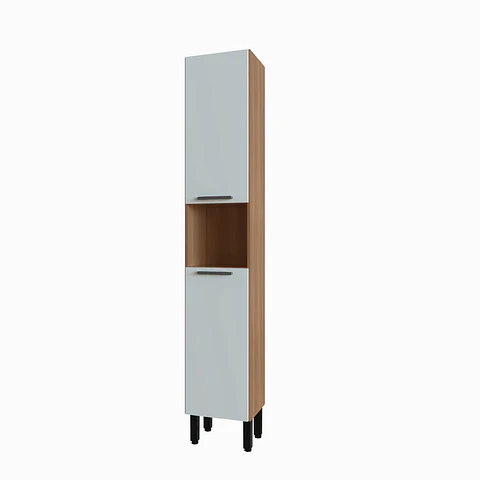 Mueble Torre despensa 2 puertas 35x200x31 cm Blanco Firenze
