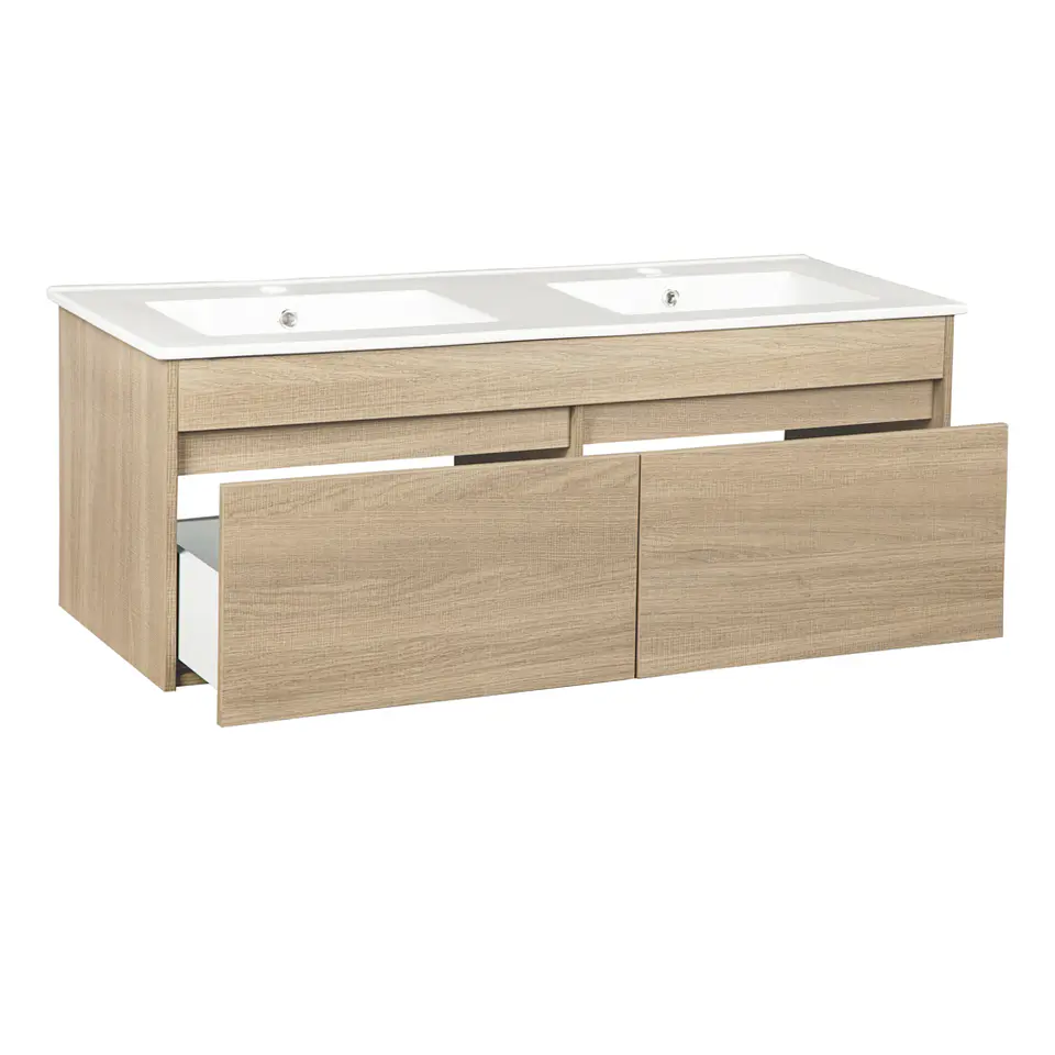 MUEBLE SIRI LOZA 120X45X45 BR40 2 CAJONES 3