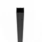 Perfil extensión Matte Black mampara corredera Premium - Miniatura 1