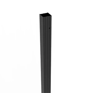Perfil extensión Matte Black mampara corredera Premium