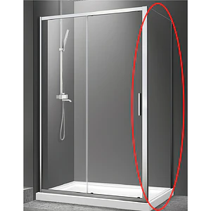 Mampara Side Panel 90 cms para Puerta Corredera