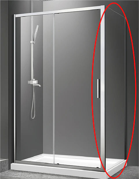 Mampara Side Panel 90 cms para Puerta Corredera