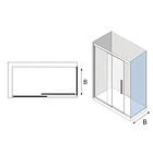Mampara Side Panel 90 cms para Puerta Corredera 4