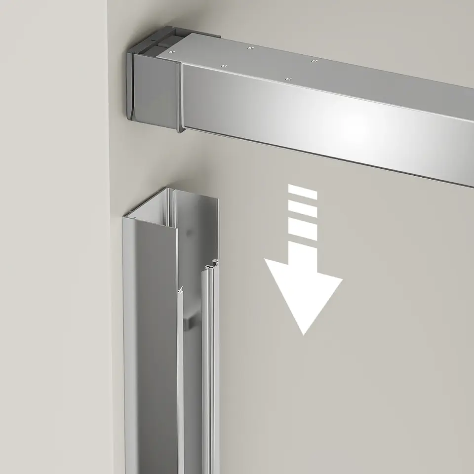 Mampara Corredera Frontal Doble 160x190 cm Light 3
