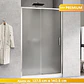 Mampara corredera frontal  Frosted 140x190 cm Premium - Miniatura 1