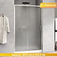Mampara corredera frontal PREMIUM Frosted 150x190 cm - Miniatura 1