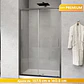 Mampara corredera frontal PREMIUM Gun Metal 160X190 cm - Miniatura 1